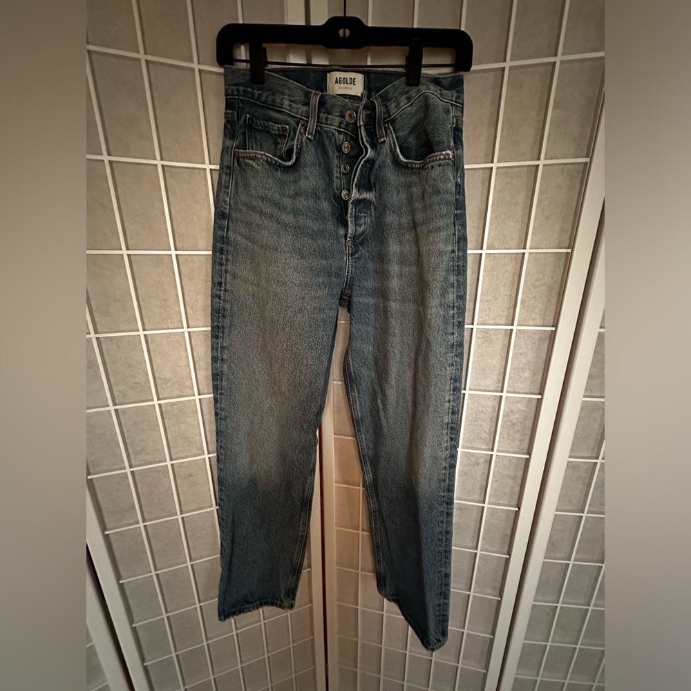 A Golde 90’s midrise straight leg jeans
